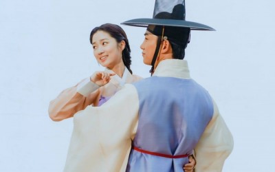 2pms-taecyeon-and-kim-hye-yoon-show-off-their-adorable-chemistry-behind-the-scenes-of-secret-royal-inspector-joy