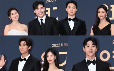 Actors Shine On The Red Carpet For The 2022 KBS Drama Awards
