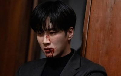 Ahn Bo Hyun Holds A Gun While Covered In Blood In “Flex X Cop” Season Finale