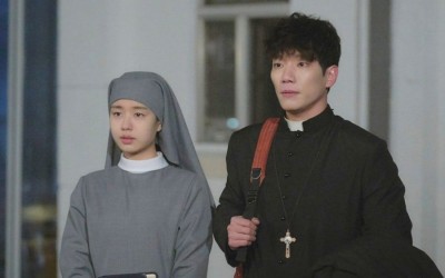 ahn-eun-jin-and-kim-kyung-nam-disguise-themselves-as-nun-and-priest-while-on-the-run-in-the-one-and-only