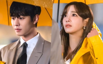 Ahn Hyo Seop And Kim Sejeong Have A Romantic Encounter In The Rain In Upcoming Drama “A Business Proposal”