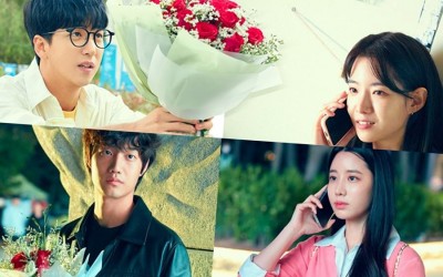 B1A4’s Cha Sun Woo, Ha Seung Ri, Choi Yeon, And Shin Ji Won Are Campus Couples In “The Villain Of Romance” Posters