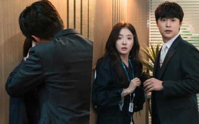 Bae In Hyuk And Lee Se Young Are Startled During An Intimate Moment In “The Story Of Park’s Marriage Contract”