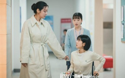 baek-jin-hee-worries-about-her-baby-as-cha-joo-young-hovers-over-her-in-emergency-room-on-the-real-has-come