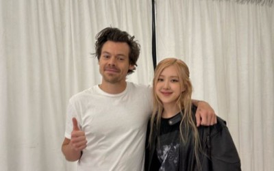 BLACKPINK’s Rosé Poses With Harry Styles Backstage Of His Seoul Concert