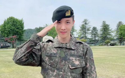 BTS’s J-Hope Shares Update From Military With Dashing Photos In Uniform