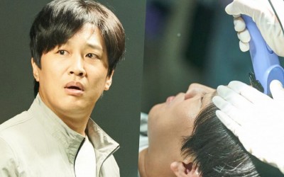 cha-tae-hyun-is-on-the-operating-table-and-ready-to-get-his-hair-shaved-off-in-upcoming-drama
