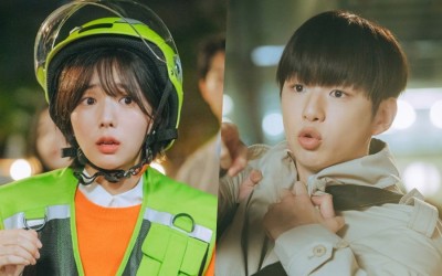 chae-soo-bin-and-kang-daniel-have-a-less-than-ideal-first-encounter-in-rookie-cops