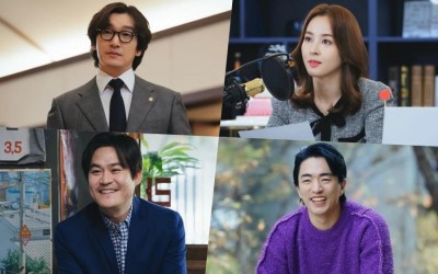 Cho Seung Woo, Han Hye Jin, Kim Sung Kyun, And Jung Moon Sung Share Closing Comments Ahead Of “Divorce Attorney Shin” Finale