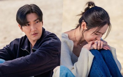 Choi Siwon And Lee Da Hee Share A Tearful Conversation At The Beach In “Love Is For Suckers”
