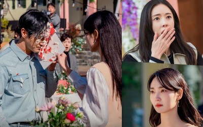 Choi Siwon Gets His Face Smashed With A Cake In Front Of Lee Da Hee In “Love Is For Suckers”