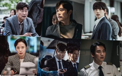 Disaster Film “Emergency Declaration” Shares Tense Stills Of Song Kang Ho, Lee Byung Hun, Im Siwan, Jeon Do Yeon, And More