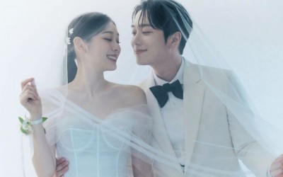 Figure Skating Champion Kim Yuna And FORESTELLA’s Ko Woo Rim Share Gorgeous Wedding Photos