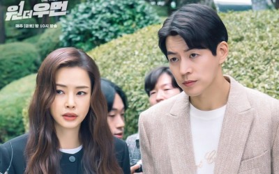 Honey Lee And Lee Sang Yoon Are Ambushed By A Sea Of Reporters In “One The Woman”