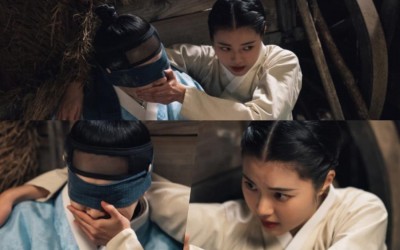 Hong Ye Ji Whisks A Blindfolded Suho Away In "Missing Crown Prince"