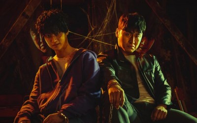 Jang Dong Yoon And Oh Dae Hwan Swap Bodies As Murderer And Detective In Poster For Upcoming Thriller Film