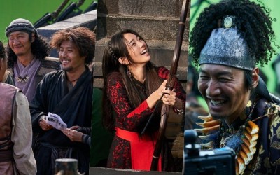Kang Ha Neul, Han Hyo Joo, Lee Kwang Soo, Chae Soo Bin, And More Are All Smiles Behind The Scenes Of “The Pirates” Sequel