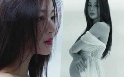 Kang Sora Reveals Glimpse Of Pregnancy Pictorial