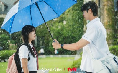 kim-hye-yoon-and-byun-woo-seok-share-a-tearful-reunion-in-the-rain-on-lovely-runner
