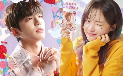 Kim Min Kyu and Go Bo Gyeol Boast Adorable Idol and Fan Chemistry In New “The Heavenly Idol” Posters