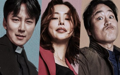 kim-nam-gil-honey-lee-and-kim-sung-kyun-are-ready-to-battle-against-evil-in-the-fiery-priest-2-posters