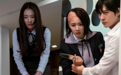 Kim Young Dae Struggles To Disarm Choi Ye Bin While Park Ju Hyun Watches In Horror In "Perfect Family"