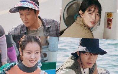 Lee Byung Hun, Shin Min Ah, Han Ji Min, Kim Woo Bin, And More Are Busy Making A Living On Jeju Island In “Our Blues”