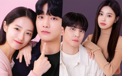 Lee Eun Jae, Kang Yul, DAY6’s Wonpil, And Kang Hye Won Show Contrasting Chemistry In “Best Mistake 3” Couple Posters