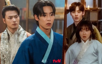 lee-jae-wook-jung-so-min-minhyun-and-shin-seung-ho-are-shocked-by-an-unexpected-turn-of-events-in-alchemy-of-souls