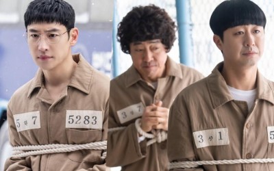 Lee Je Hoon, Jang Hyuk Jin, And Bae Yoo Ram Voluntarily Walk Into Prison In “Taxi Driver 2”