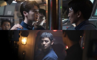 Lee Jong Suk, Kim Rae Won, And ASTRO’s Cha Eun Woo Are Navy Sailors Facing A Terrorism Threat In New Movie “Decibel”