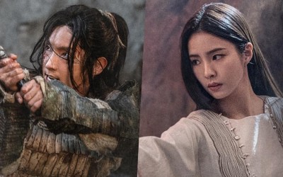 lee-joon-gi-and-shin-se-kyung-are-ready-to-fight-for-their-people-in-arthdal-chronicles-2-posters