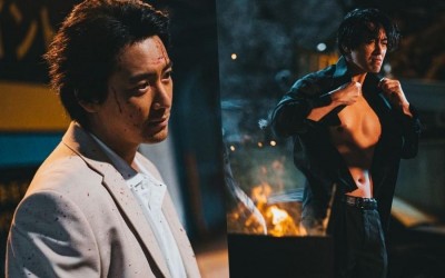 Lee Joon Hyuk Has No Trouble Matching Up To Ma Dong Seok In “The Roundup : No Way Out”