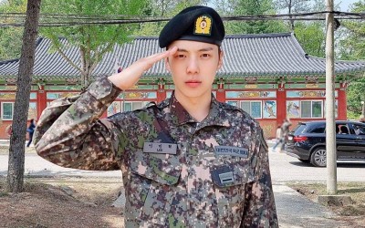 MONSTA X’s Minhyuk Shares Update From Military With Dashing Photos