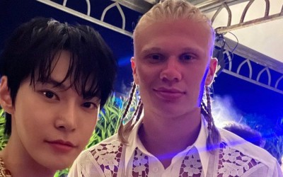 NCT’s Doyoung Meets Manchester City Star Erling Haaland + Jungwoo Becomes Successful Fan