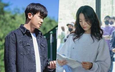 Park Hyung Sik And Han Hyo Joo Display Laser Focus Behind The Scenes Of “Happiness”