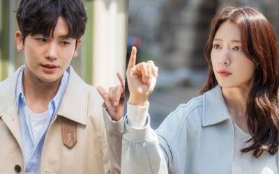 Park Hyung Sik And Park Shin Hye Make A Pinky Promise In “Doctor Slump”