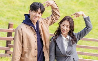 Park Hyung Sik And Park Shin Hye’s Chemistry Shines In “Doctor Slump” Behind-The-Scenes Photos