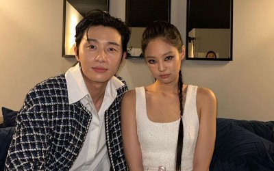Park Seo Joon And BLACKPINK’s Jennie Pose Together At Chanel Show In Paris