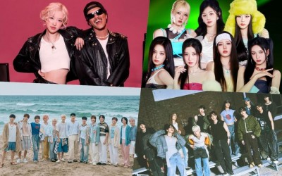 Rosé And Bruno Mars, BABYMONSTER, SEVENTEEN, And THE BOYZ Top Circle Monthly And Weekly Charts