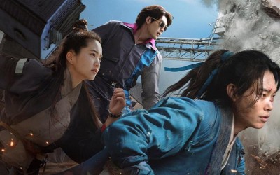 Ryu Jun Yeol, Kim Tae Ri, And Kim Woo Bin Are Determined To Save Everyone In Poster For “Alienoid” Part 2