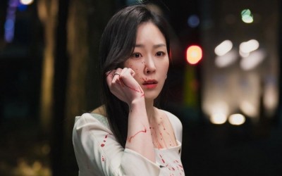Seo Hyun Jin Is Terrified And Covered In Blood In New Mystery Romance Drama “Why Her?”