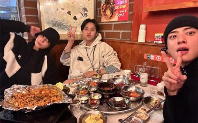 seventeens-mingyu-shares-adorable-photos-from-night-out-with-btss-jungkook-and-astros-cha-eun-woo