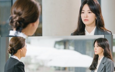 song-hye-kyo-is-careful-about-her-actions-in-front-of-jang-ki-yongs-mother-cha-hwa-yeon-in-now-we-are-breaking-up