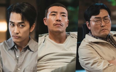 Song Seung Heon, Tae Won Suk, And Lee Joon Hyuk Meticulously Devise A Strategy In "The Player 2: Master Of Swindlers"