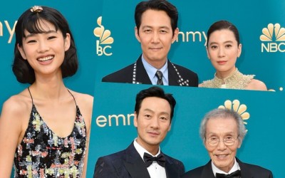 “Squid Game” Crew Lights Up The Red Carpet At The 2022 Emmy Awards