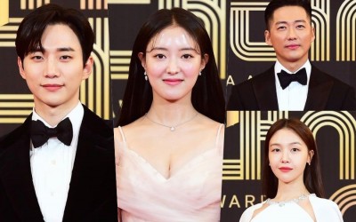 Stars Rock The Red Carpet For The 2021 MBC Drama Awards