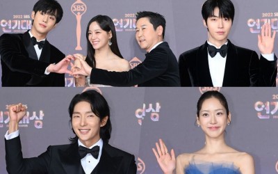 Stars Show Off Their Red Carpet Looks Ahead Of The 2022 SBS Drama Awards