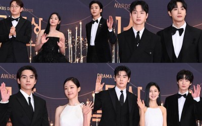 Stars Walk The Red Carpet At 2023 KBS Drama Awards