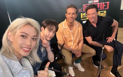Stray Kids' Bang Chan And Felix Tease Exciting Content With Ryan Reynolds And Hugh Jackman